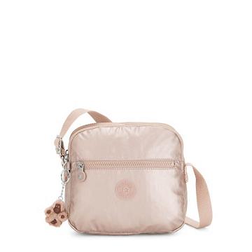 Torba Crossbody Kipling Keefe Metallic Złote | PL 2031XY